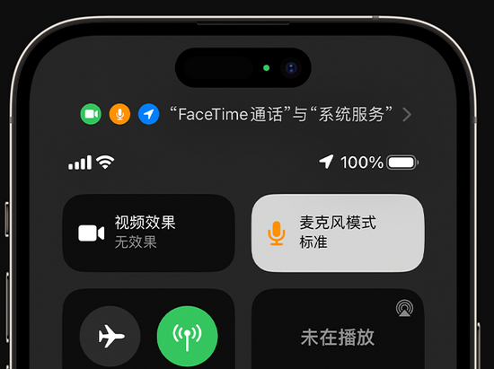 张掖苹果授权维修网点分享iPhone在通话时让你的声音更清晰 