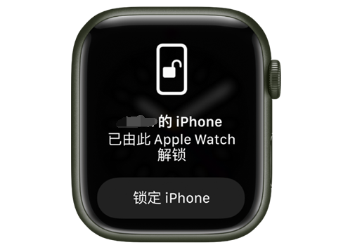 张掖苹果手机维修分享用 AppleWatch 解锁配备面容 ID 的 iPhone方法 