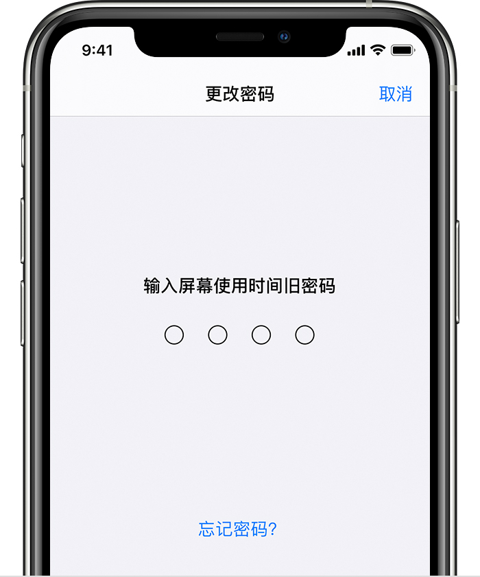 张掖苹果手机维修分享iOS 14 忘记屏幕使用时间密码怎么办 